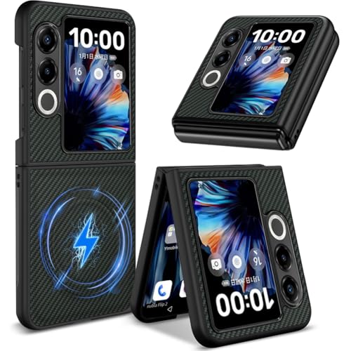 ZTE Nubia Flip 2 5G P[X A404ZT P[X ϏՌ ZTE nubia Flip2 5G X}zP[X PC Jo[ ^ y C菝h~ h~ Xgbvz[t ԍڃz_[Ή (ubN)