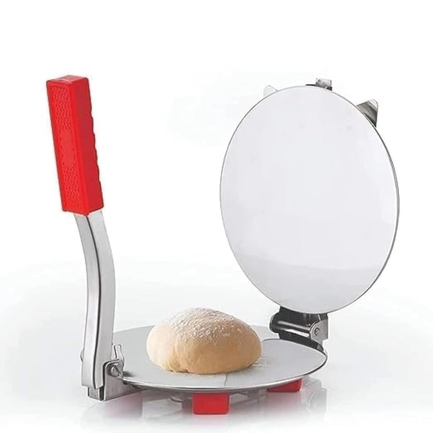 Stainless Steel Puri Maker Press Machine for Home and Kitchen for Making papad khakhra poori and Many More Manual Hand Press with Handle (Pack of 1)-picture-34