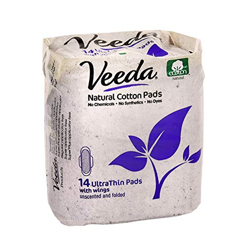 Veeda Ultra Thin Absorbent Day Pads are Always Chlorine Dye and Fragrance Free