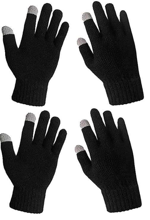 Buy Parivrit Presents Touchscreen Woolen Gloves For Men & Women Warm