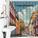 [Rideau de douche imperméable] Ce rideau de douche est fabriqué en tissu imperméable de haute qualité avec un revêtement imperméable tissé serré qui permet aux gouttes d'eau de se condenser et de glisser rapidement, séchant ainsi rapidement et gardant les sols propres. Il prévient également l'accumulation d'humidité dans les environnements humides.