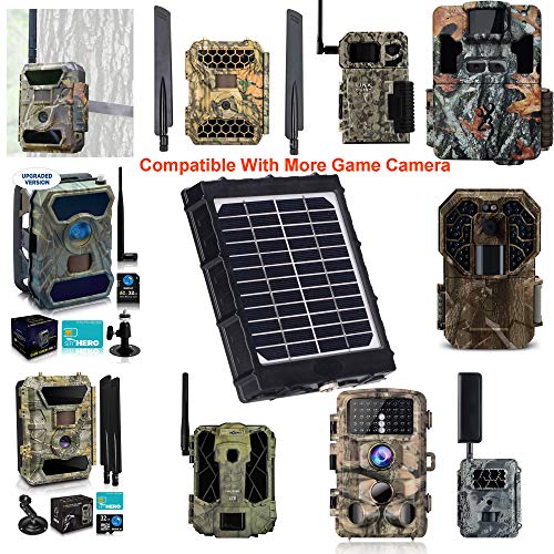 Trail Camera Solar Power Panel 8000mAh 3W Supporting 12V 9V 6V for All 3G 4G Hunting Game Camera or Deer Feeder - Image 3