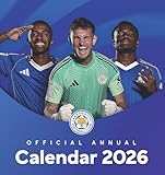 Calendario oficial de fútbol del Leicester City FC 2026, fotos de alta calidad, una por mes, calendario de escritorio 2026