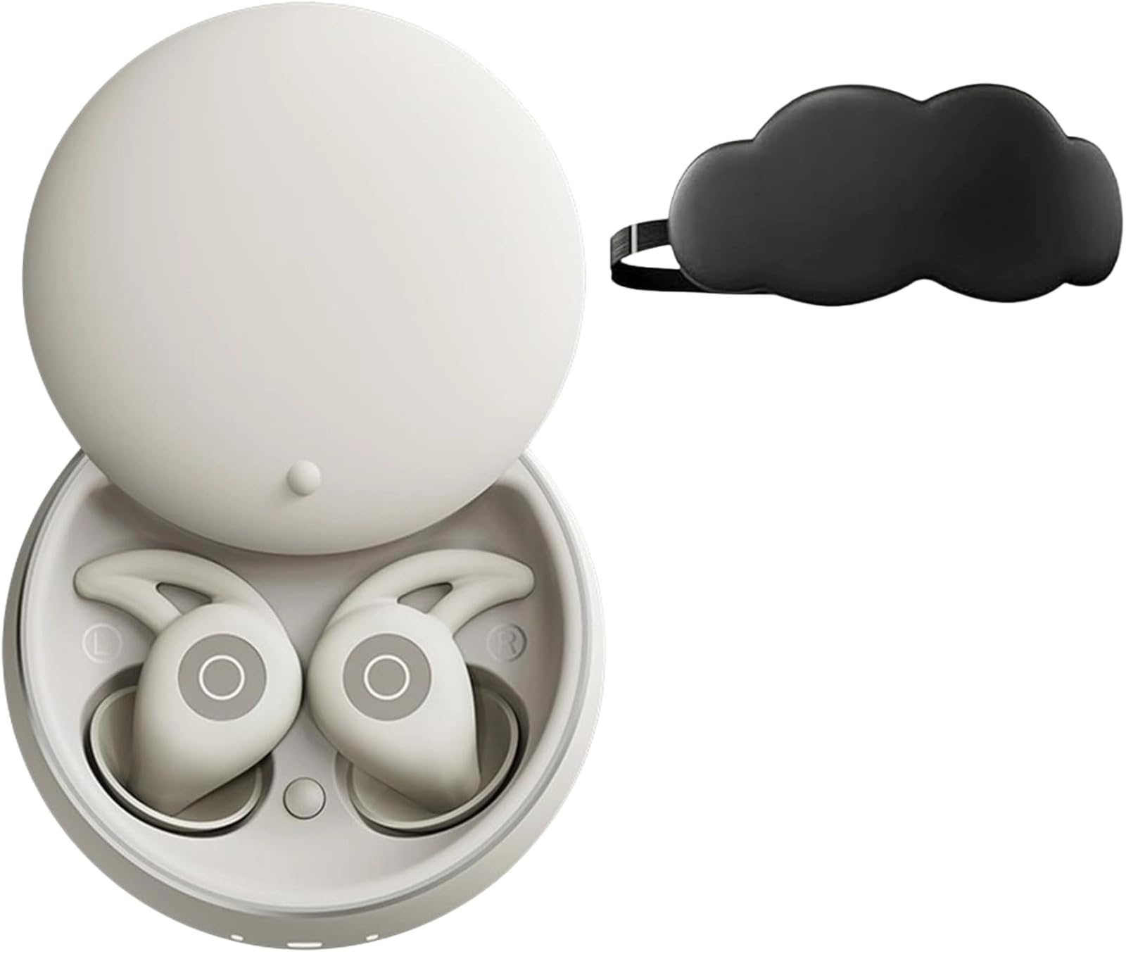 Auriculares inalámbricos para dormir, cómodos auriculares con cancelación de ruido con máscara para dormir, auriculares Bluetooth ligeros para dormir, viajes, hogar, regalo para mujeres y hombres