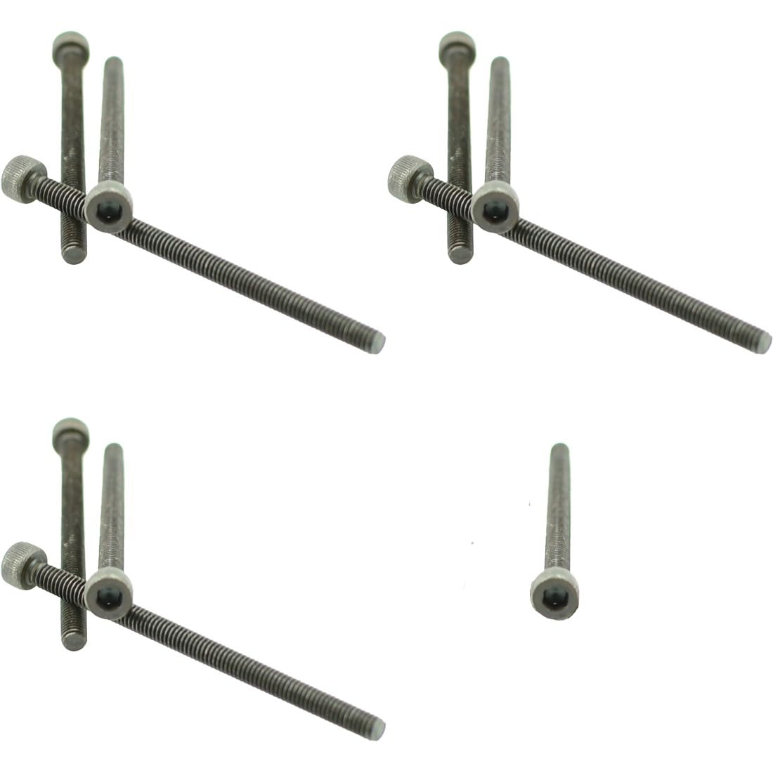 XunLiu Grade 12.9 Alloy Steel Hex Socket Head Cap Screws (10, M4X60)