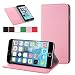 iPhone 6 Plus Case - Exact Apple iPhone 6 Plus 5.5 Case [BillFOLD Series] - PU Leather Wallet Flip Cover Case for Apple iPhone 6 Plus (5.5-inch) Pink