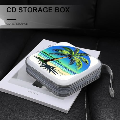 Estuche para CD de plástico duro portacd de 40 unidades protector 6
