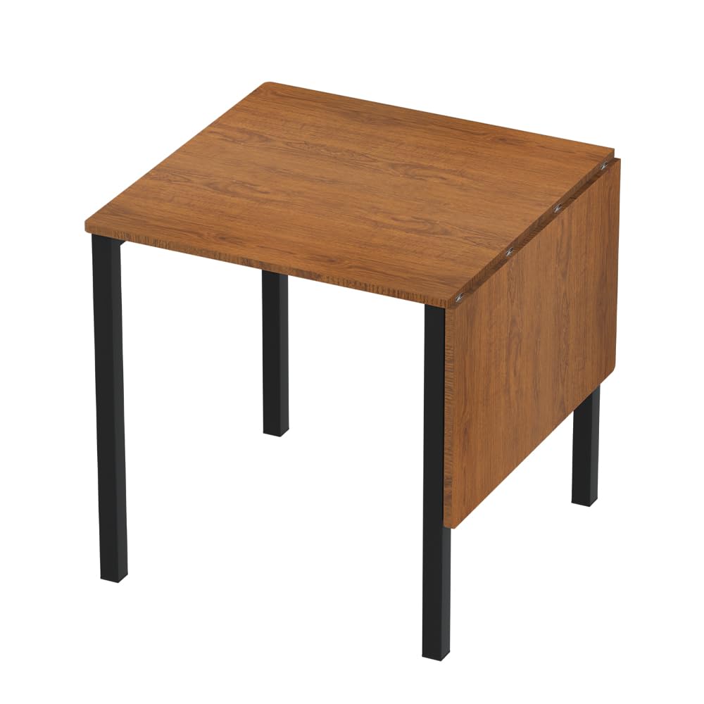 Amazon｜ダイニングテーブル 単品 伸長式 食卓 2人用 幅75 幅120 木目