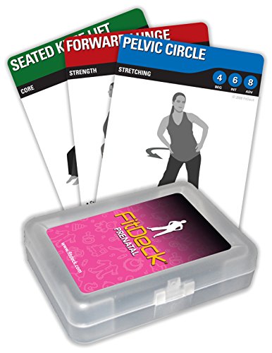 FITDECK Exercise Playing Cards for Guided Workouts, Prenatal