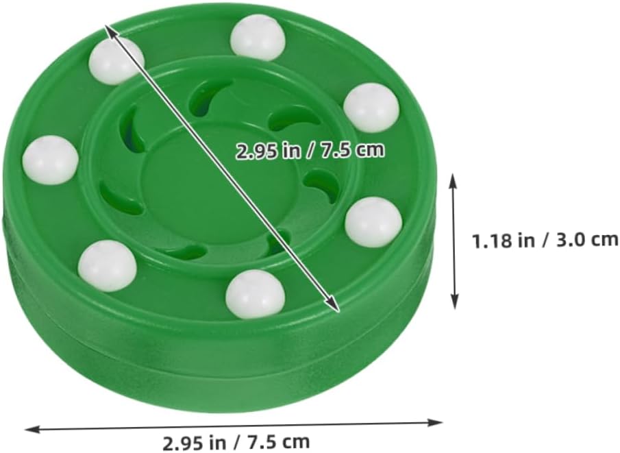 Toddmomy 2pcs Ice Hockey Pucks Roller Hockey Balls for Street Indoor Pucks Training Tools Accessories Practicing Sports Supplies