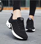 Women Walking Shoes Sport Athletic Sneakers， Women Casual Breathable Running Shoes Gym Tennis Slip On Comfortable Lightweight Shoes
