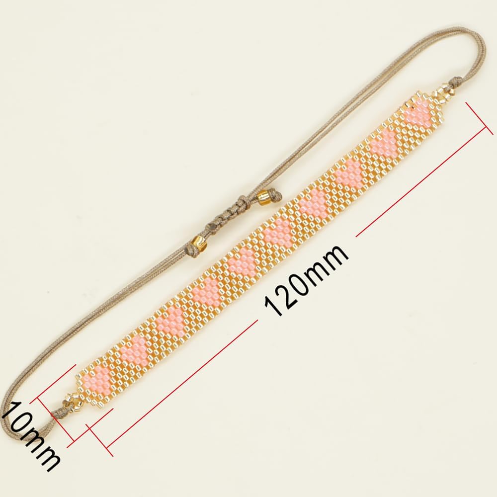 Handmade Boho Seed Bead Friendship Bracelets for Women Charm Adjustable Couples String Braided Bohemia Multicolor Beaded Strands Bracelet Fashion Jewelry Gift - Image 4