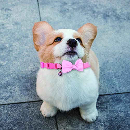 Miniatura 6 de Collares De Gato Separables De 6 Colores Con Campana, Collar Personalizado Con Linda Hebilla De Seguridad Con Pajarita, Collares Ajustables Para Mascotas