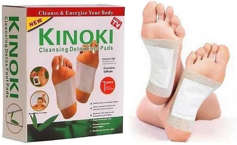 Wuze Kinoki Detox Foot Patches 10 Adhesive Pads Kit