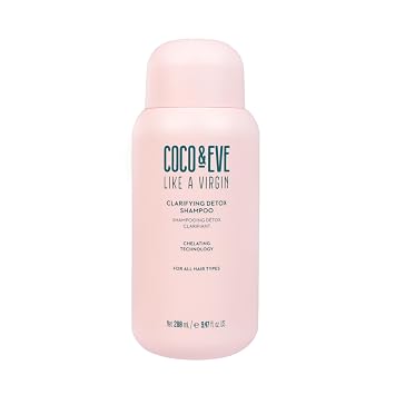 Coco and Eve Clarifying Detox Shampoo. Remove Hard Water & Product Build Up. With Hibiscus Cider Vinegar to Detox Scalp. Color Safe & Non-Stripping. 280 ml