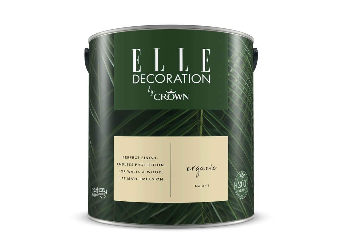 ELLE Decoration by CROWN 2.5L Flat MATT Emulsion Paint - Organic No 305
