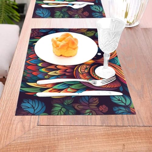 Sets de table tissés haute qualité, protection de table raffinée - 7