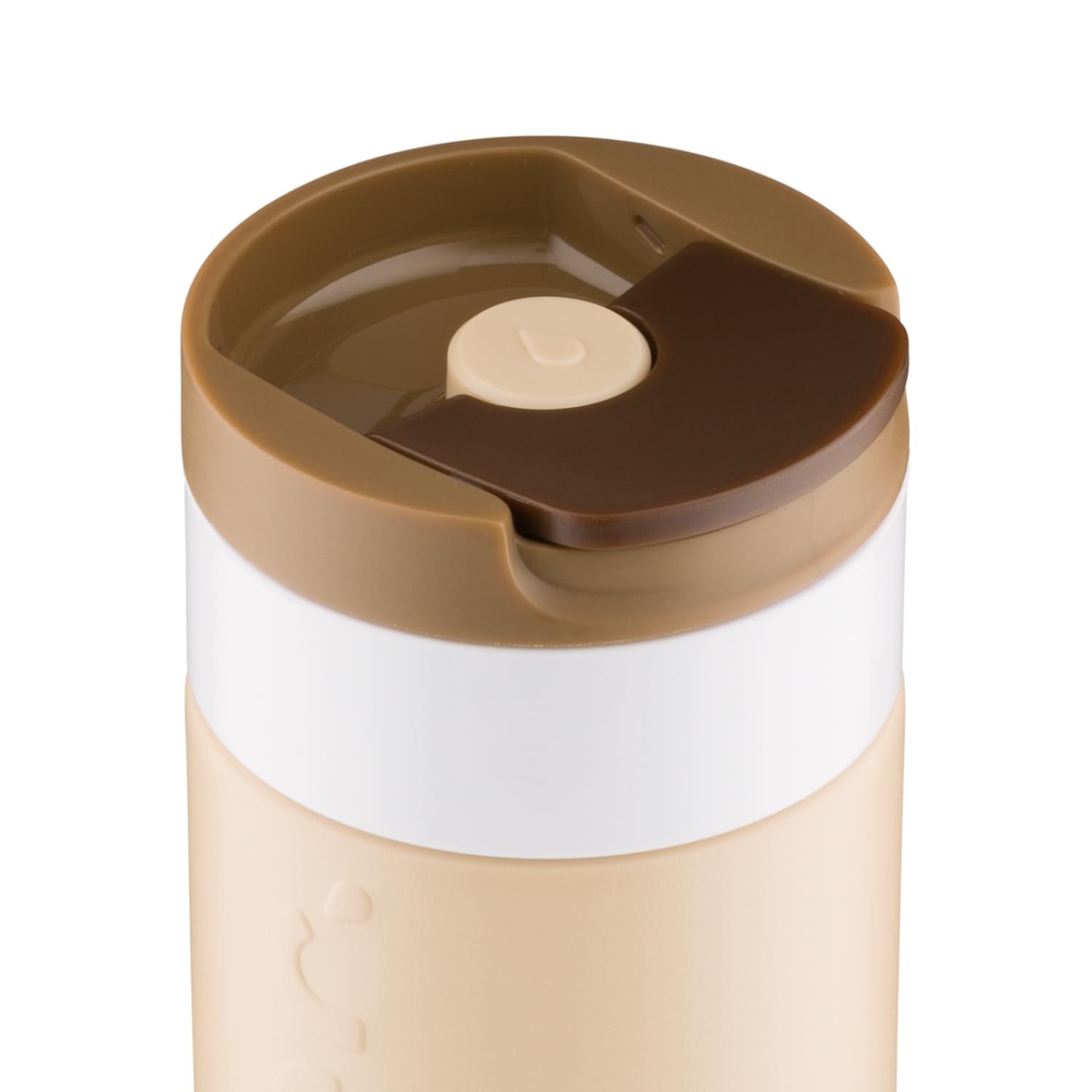 Dopper Mug de voyage isotherme - 400 ml - Marron terre - Gobelet isotherme anti-fuite pour boissons gazeuses - 6h chaud / 20h froid - 90 % acier inoxydable recyclé
