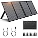 SinKeu 60W Portable Solar Panel for Power Station, Solar Generator, Phones, Waterproof, Foldable Monocrystalline Solar Charger with DC/USB-A/Type-C Outputs for Outdoor Camping Power Off-Grid Home