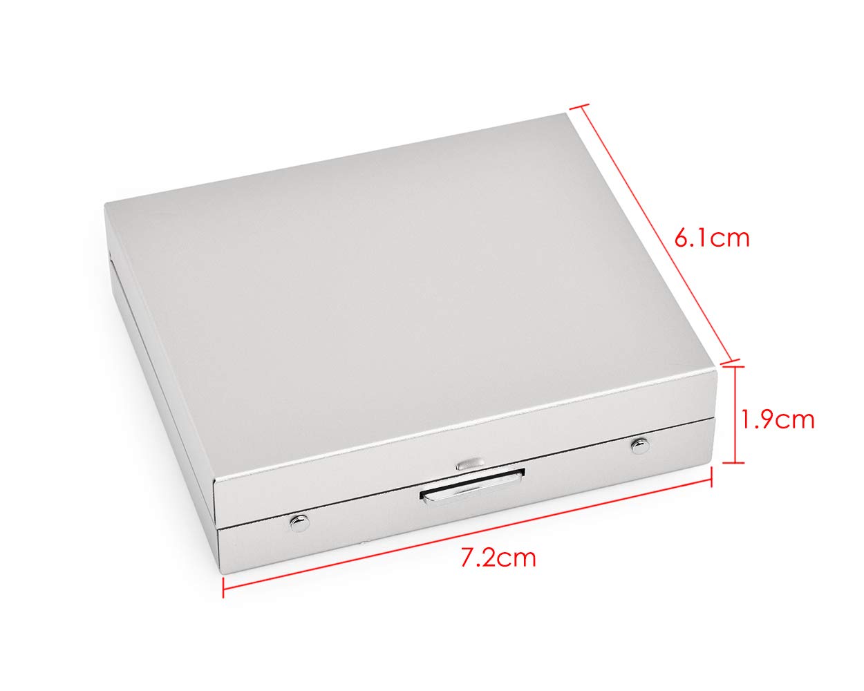 Set De 5 Dados De Aleación De Aluminio | Juego De Mesa Y Póker | Con Estuche De Almacenamiento | Regalo Original