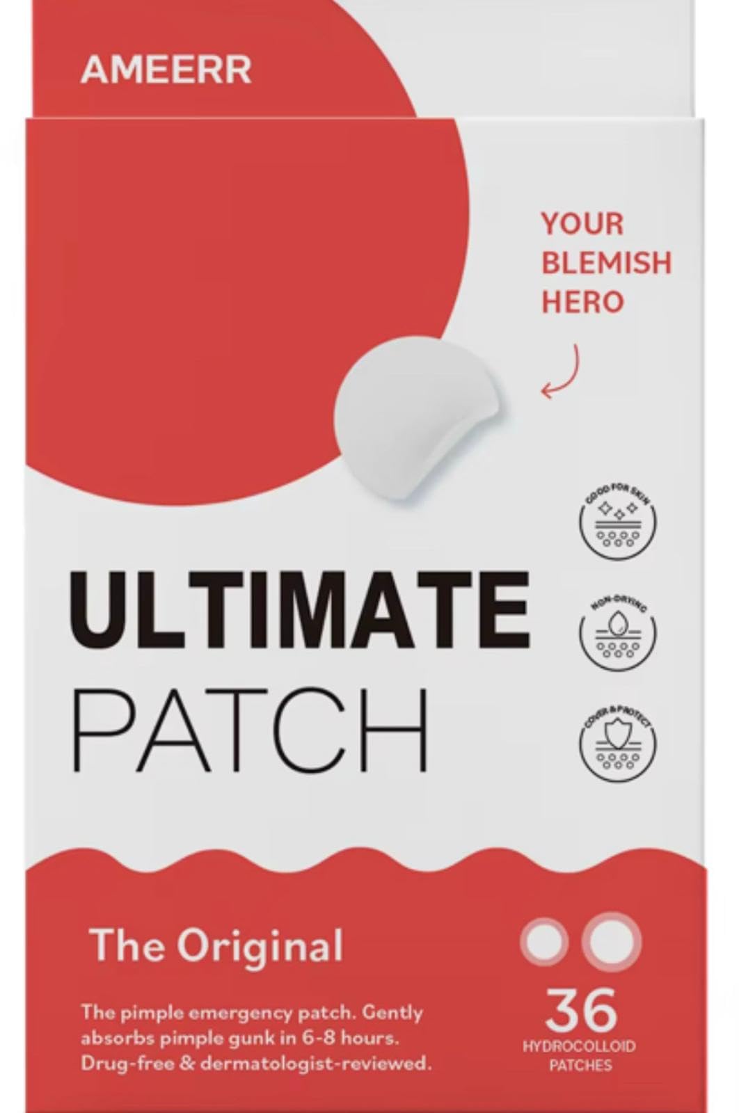 Ultimate Pimple Patch 1 Hydrocolloid pimple patch for Face