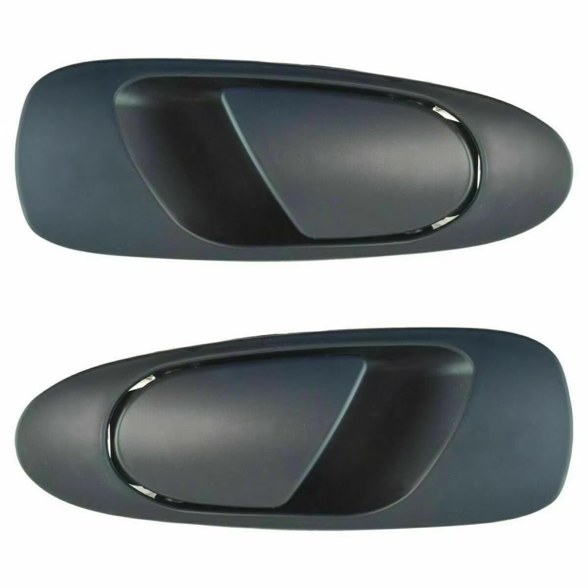 Kpuwers Rear Pair Exterior Door Handle Door Handles Outside Exterior For Civic 1992 1993 1994 1995 For Civic Del Sol 1993 1994 1995 1996 1997 Handles Replacement(Rear Pair)