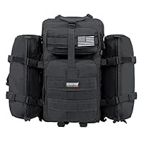 Seibertron Falcon Tactical Water Repellent Hiking Camping Backpack Compact Assault Pack Summit Bag