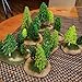 OrgMemory Mixed Model Trees, 70pcs, 1.5-6 inch(4-16 cm), Ho Scale Bushes with Animals Figures, Plastic Trees for Projects, Model Train Scenery