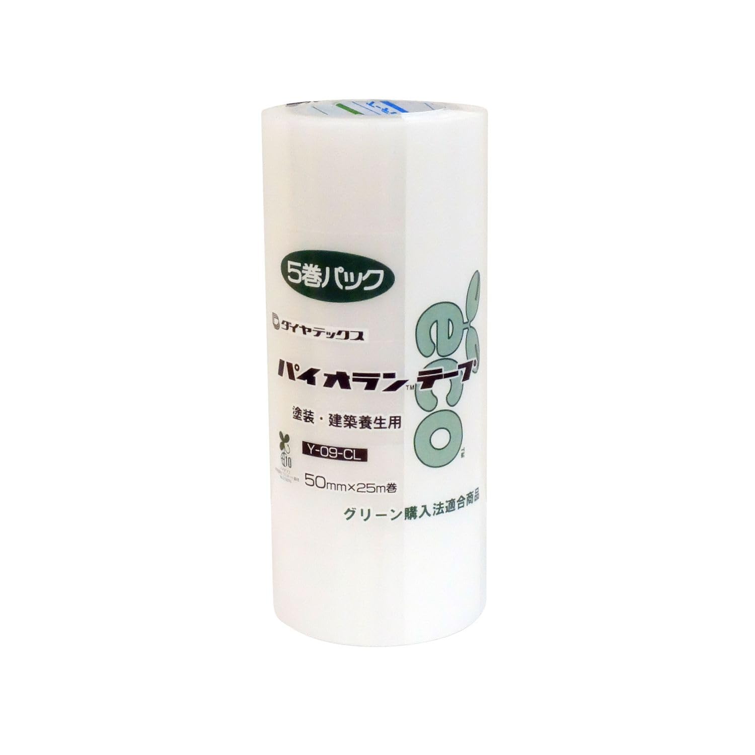 Amazon.co.jp: パイオラン 塗装・建築養生用テープ Y-09-CL 50mm×25m(5 