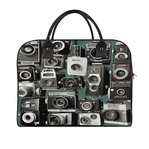 Maletín liviano retro para laptop y cámara unisex miniatura 1