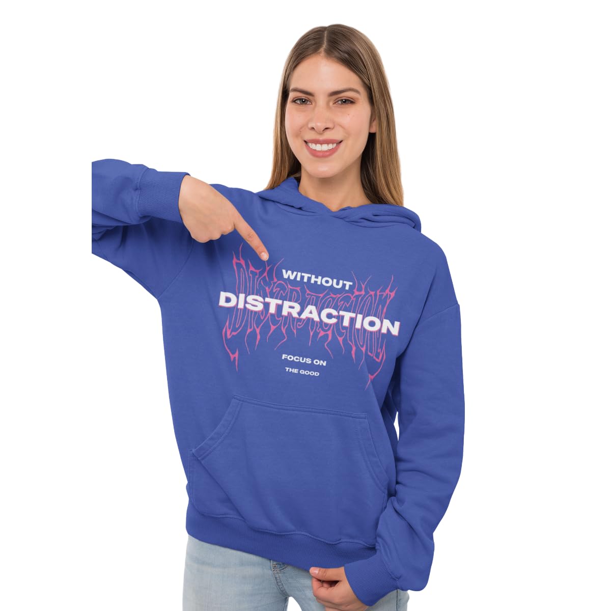 custom Hoodies for Women | 300 GSM |Cotton Fleece Hoodie | Printed | Pullover| Ribbed Hem | Blue | Pink | Lavende | Black | Grey | Mint | Sky Blue | Green | Plus Sizes (in, Alpha, L, Regular)-picture-30