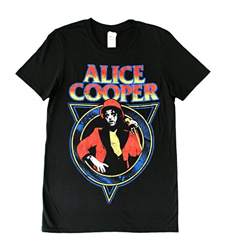 Générique Alice Cooper T Shirt Snake Skin Mad House Band Logo Officiel Homme Nouveau Noir - Les Beatles, Paul McCartney, John Lennon, RIngo Starr, George Harrison Générique Alice Cooper T Shirt Snake Skin Mad House Band Logo Officiel Homme Nouveau Noir