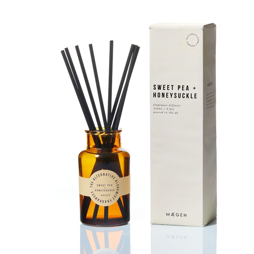 Maegen Alchemist Range Reed Diffuser - Sweet Pea & Honeysuckle