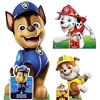 Pipa lëngjesh, Paw Patrol, karton, 22 cm, 4 copë, 1 pako | M
