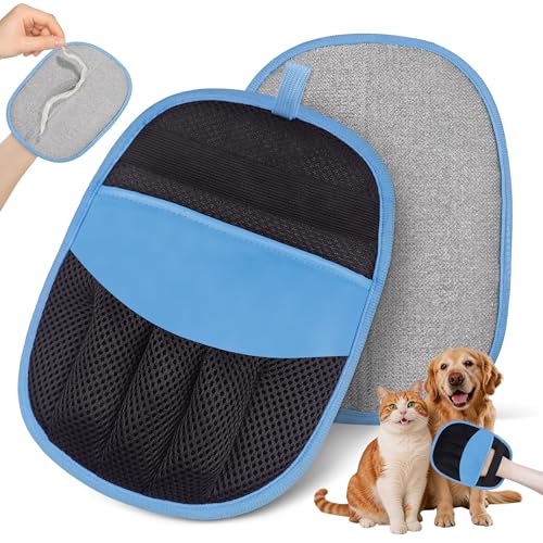 YOSEPATI Gant Anti-Poils d'animaux électrostatique Magic Brush, Brosse Pure Path pour Chats et Chiens, Brosse Magique pour Le toilettage des Animaux, Gants...