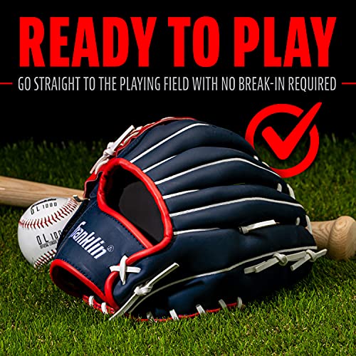 Image of Franklin Sports Baseball and Softball Glove - Field Master - Baseball and Softball Mitt