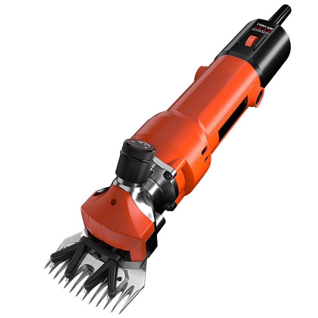 Hair Grooming Trimmer Professional Heavy-Duty Electric Shearing Machine 750W Electric Hair Clipper Shaving Wool Scissors 6-Speed Speed Control