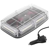 ​Base con luz con ​dos ​im​a​n​es​ que se adhiere de manera firme y en pocos segundos al techo del coche, furgoneta, camión, vehículo quitanieves, todoterreno, carretilla elevadora, etc.