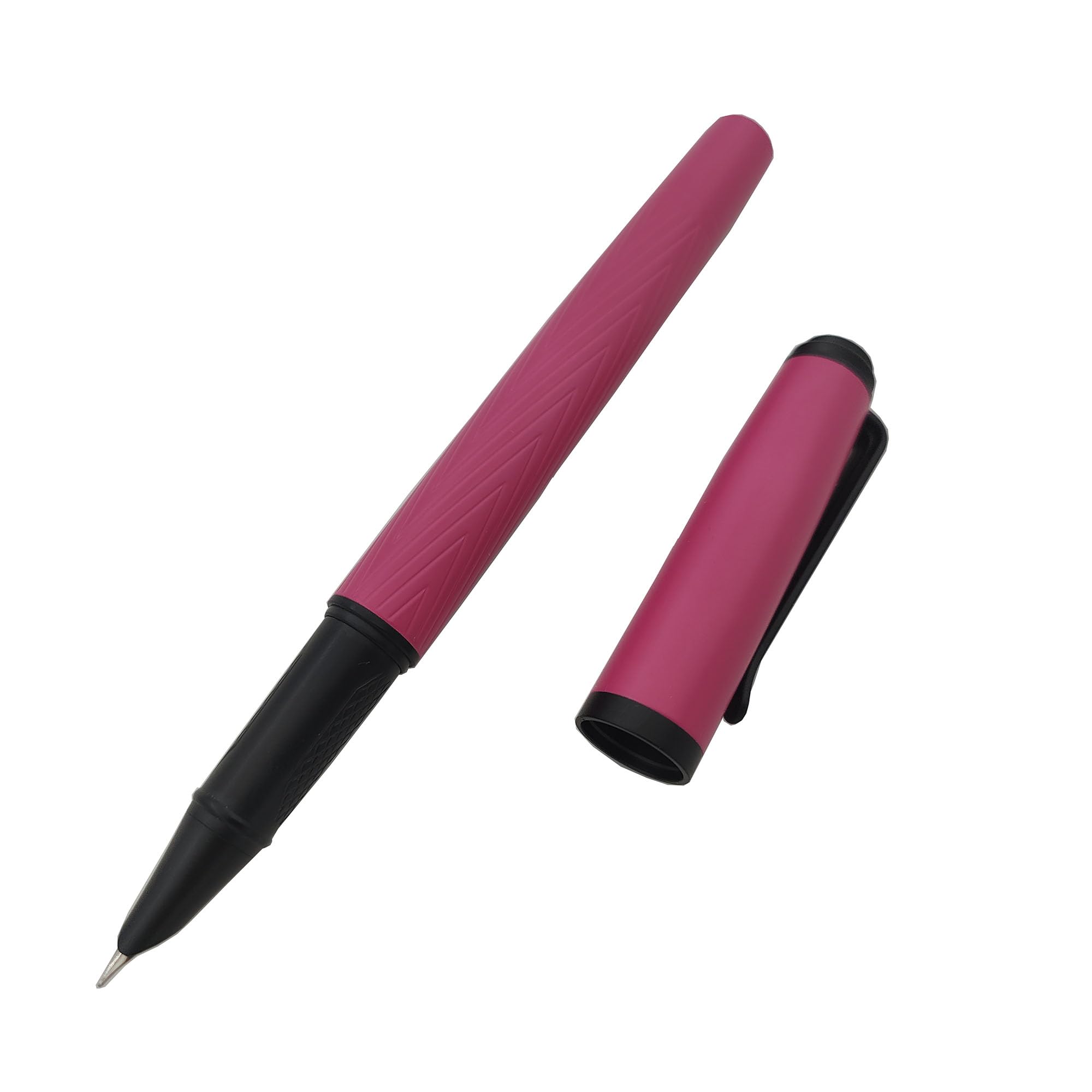 MCKhome Metal Fountain Pen Smooth Writing Office Ink Pen 0.5mmFine Nib Fashion Signature Pen for Writing Nice Gift for Friend and Coworker (Red)