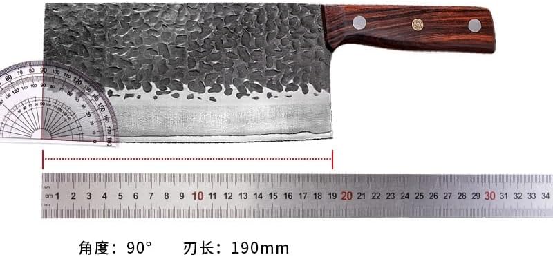 Meat Cleaver,Cleaver Knife 7.5 Inch Professional Chef Knife VG10 Damascus Steel Cook Tools Sharp Japanese Core Blade Japan Vegetable Meat Cutting Kitchen Knives, LAMAJIGA5844