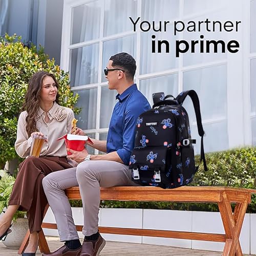Image of Tinytot 30 Litre Japanese Korean Style School Bag Water-Resistant Laptop & Travel Backpack - Unisex Large 18 Inches Multipurpose Student Backpack for Boys & Girls, Men & Women