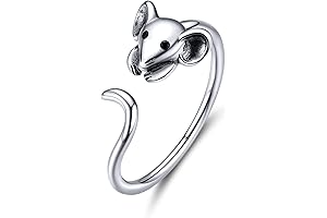 925 Silver Rat Ring for Women: Enhance Your Style with Whimsical Elegance