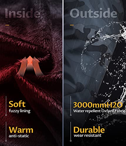 Image of Men's Puffer Jacket Waterproof Winter Parka jacket Warm Thicken Ski Coat