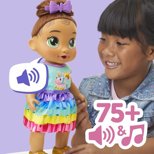 Muñeca interactiva Baby Alive Baby Grows Up Sophia Sparkle miniatura 6