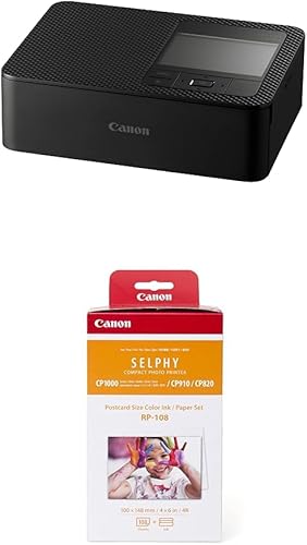 CP1500 (negro) + papel fotográfico RP-108