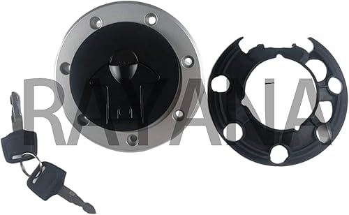 Miniatura 4 de RAYANA Tapa del depósito de combustible de gasolina Llave de bloqueo compatible con Kawasaki Ninja ZX6R ZX7R ZX9R ZX11 Ninja 250R 500R EX250 EX400