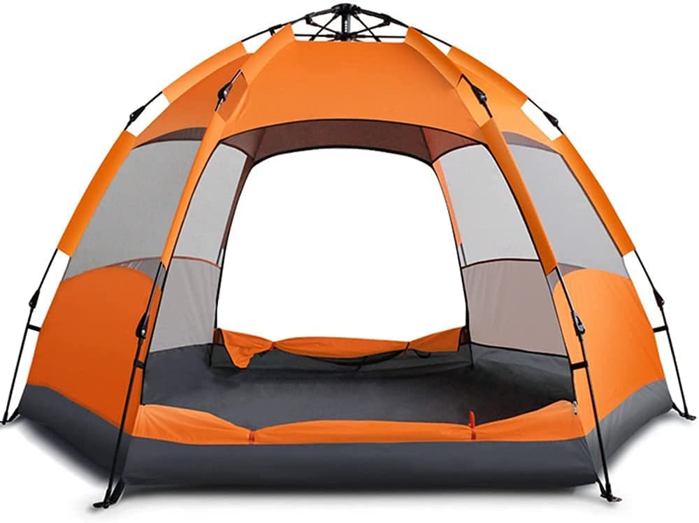 Tente familiale de camping grand espace pour vacances nature à 6