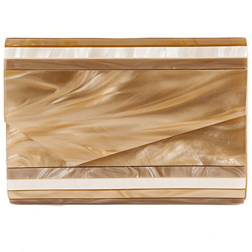 Sac d'embrayage plateau d'or et rodoide pour une elegance dore prestigieuse