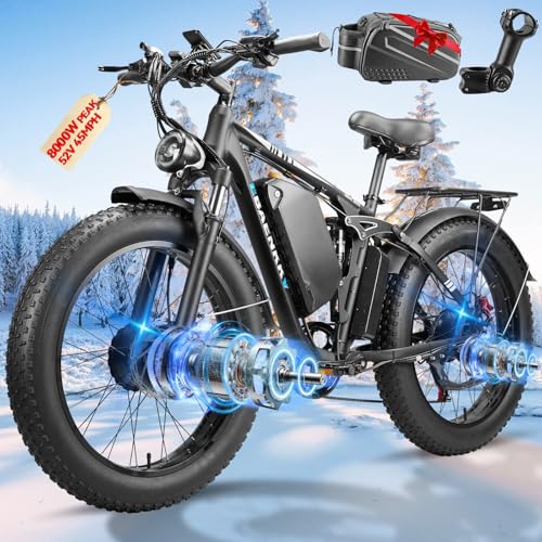 8000W Peak Dual Motor Electric Bike for Adults...