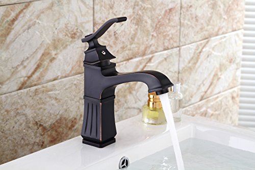 Küchenarmatur Mischbatterie Waschbecken Armatur Bad Badewannenarmatur Waschtischarmatur Handmixer-Wasserhahn Im Europäischen Stil,Schwarzer Alter